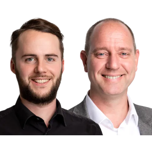 Gerhard Wildschütz und Hannes Rütschlin